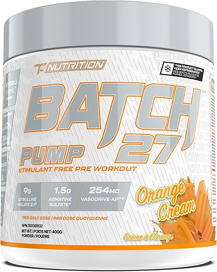 Best pre workout without caffeine Canada Kaged stim-free pre workout bottle