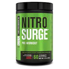 Jacked Factory Nitrosurge pre-workout powder container Canada