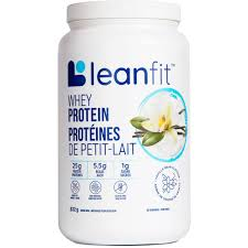 Leanfit whey protein isolate container Canada