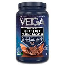 Vega Sport plant based protein powder container Canada