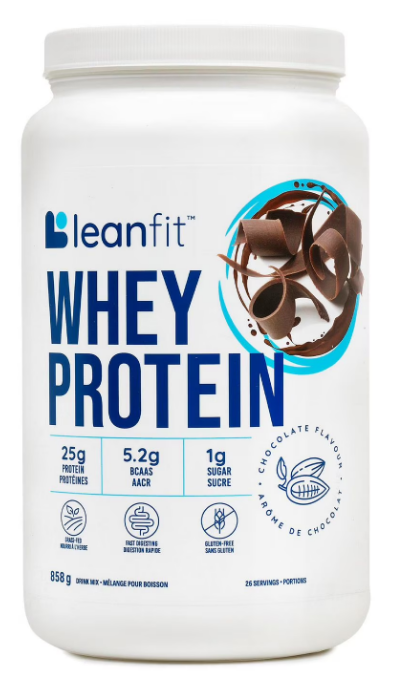 Leanfit whey protein isolate container Canada
