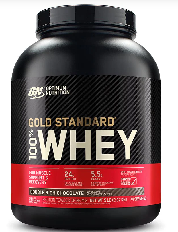 Optimum Nutrition Gold Standard whey protein tub Canada
